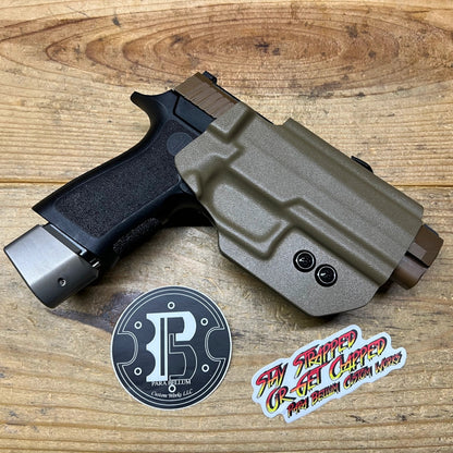 SIG P320 Sub Compact 3.6 Size OWB Paddle Holster